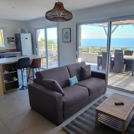 Corse Du Sud Superbe Neuf 2 Pieces Vue Mer, 200m Plage Favone 20135 Apartment *