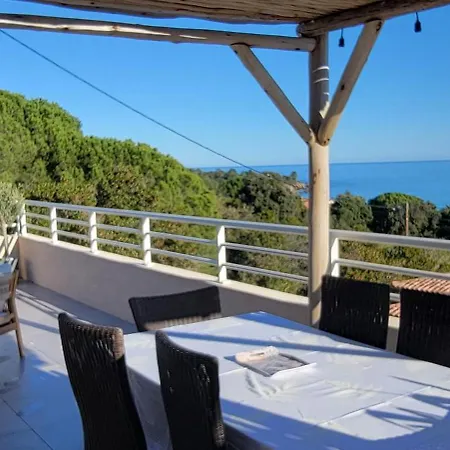 Corse Du Sud Superbe Neuf 2 Pieces Vue Mer, 200m Plage Favone 20135
